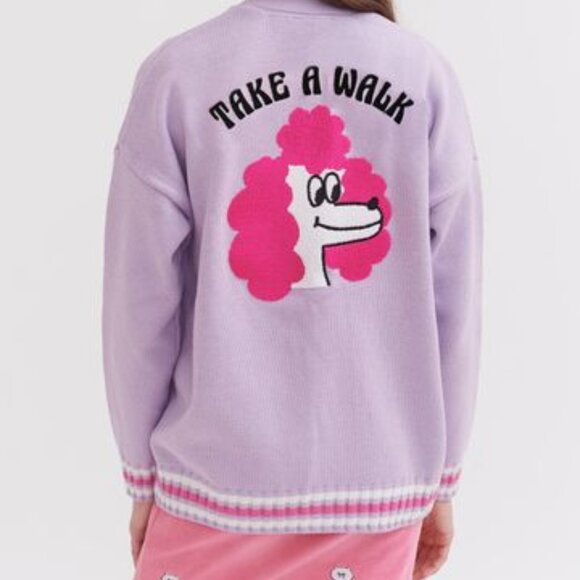 Lazy Oaf Sweaters - Lazy oaf Take a walk cardigan
